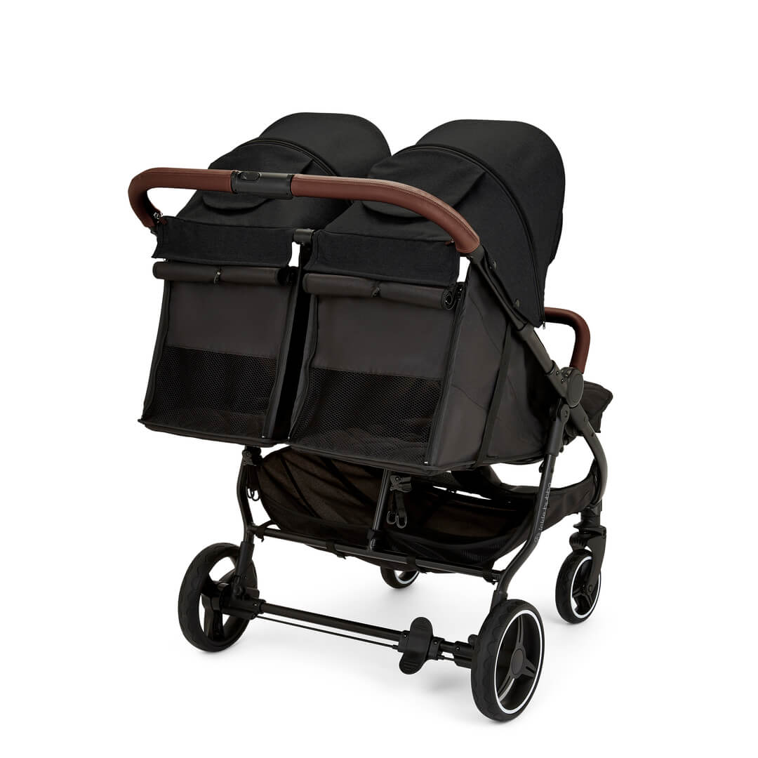 Ickle Bubba Venus MAX Double (Twin & Sibling) Stroller in Black