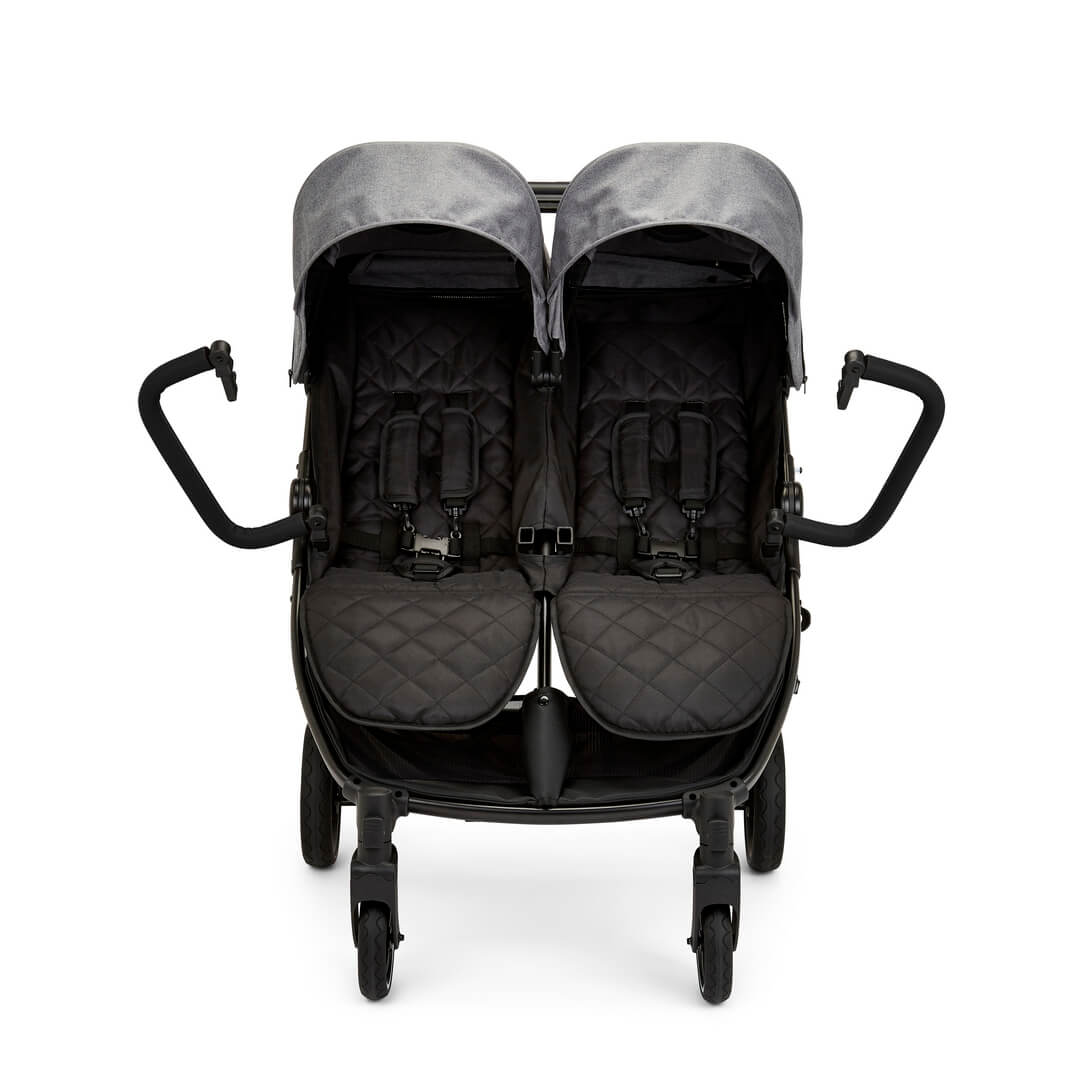 Ickle Bubba Venus MAX Double (Twin & Sibling) Stroller in Grey