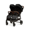 Ickle Bubba Venus PRIME Double (Twin & Sibling) Stroller in Black