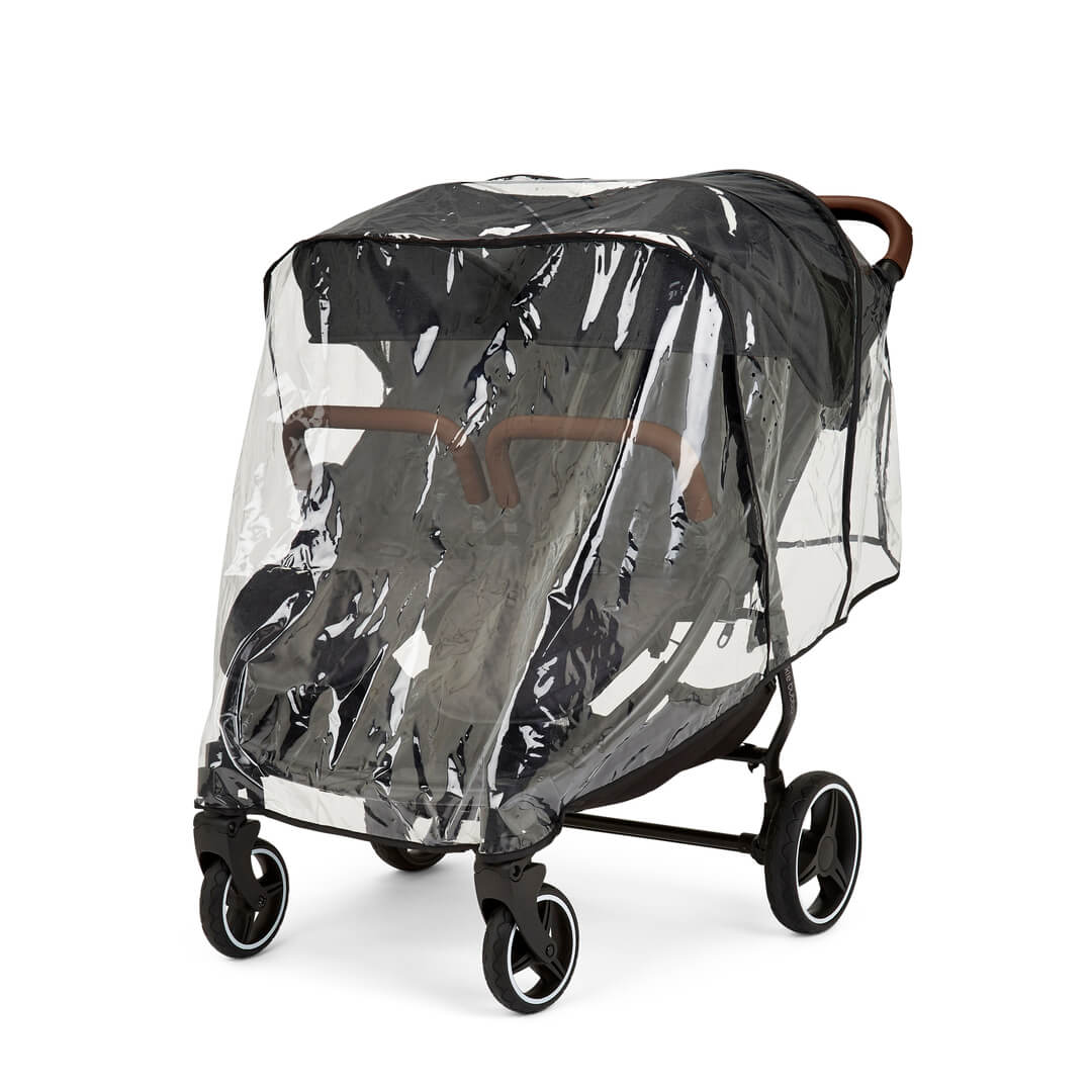 Ickle Bubba Venus PRIME Double (Twin & Sibling) Stroller in Black