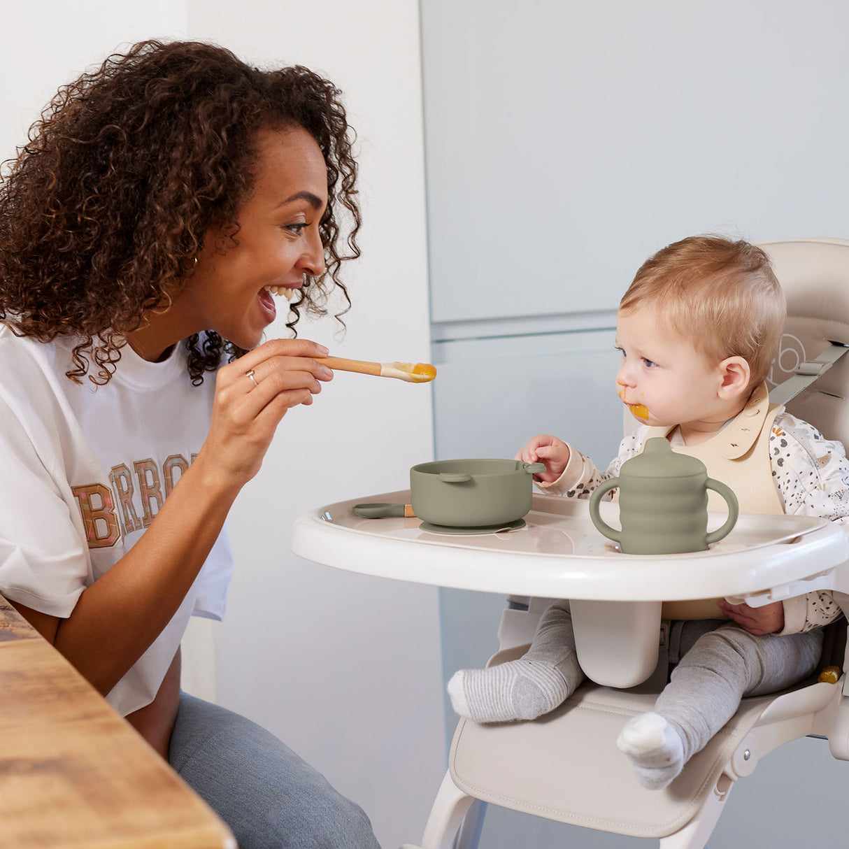 Ickle Bubba 6-Piece Silicone Baby Feeding Set