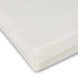 corner of Ickle Bubba All Seasons Premium Pocket Sprung Mattress in white colour - washable and breathable