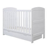 Ickle Bubba Coleby Mini 2-in-1 Cot Bed with Under Drawer without a mattress