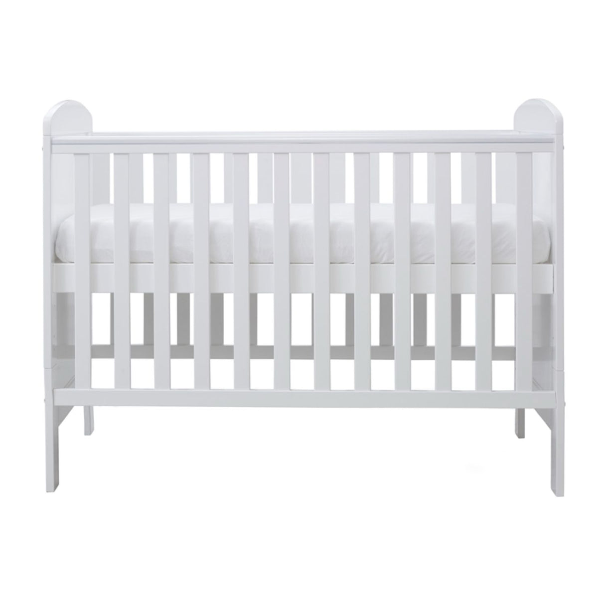 Highest mattress height position in Ickle Bubba Coleby Mini 2-in-1 Cot Bed