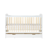 Middle mattress height position in Ickle Bubba Coleby Scandi 2-in-1 Cot Bed with Under Drawer