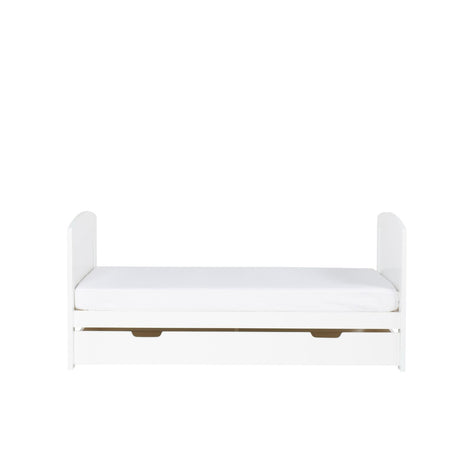 Ickle Bubba Coleby Scandi 2-in-1 Cot Bed with Under Drawer converted into a toddler bed