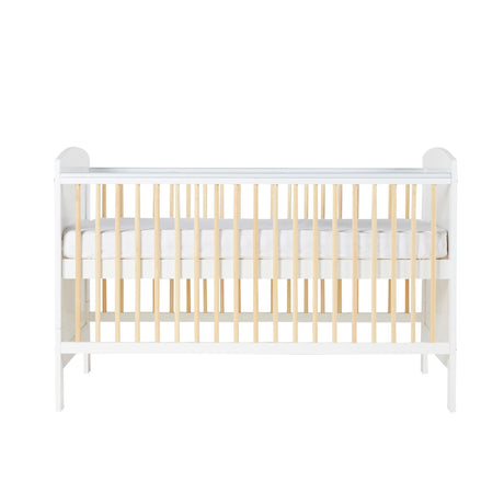 Highest mattress height position in Ickle Bubba Coleby Scandi 2-in-1 Cot Bed