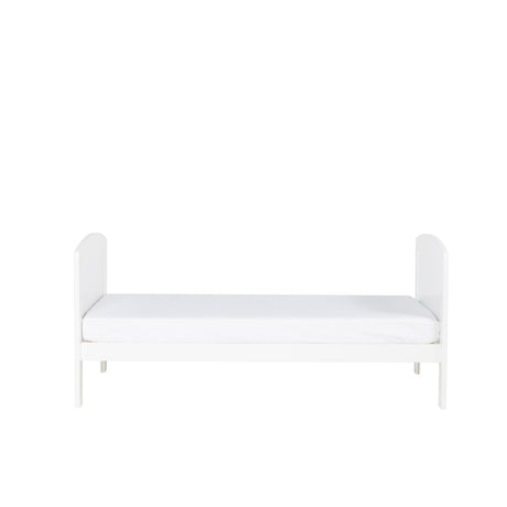 Ickle Bubba Coleby Scandi 2-in-1 Cot Bed in white colour converted into a toddler bed