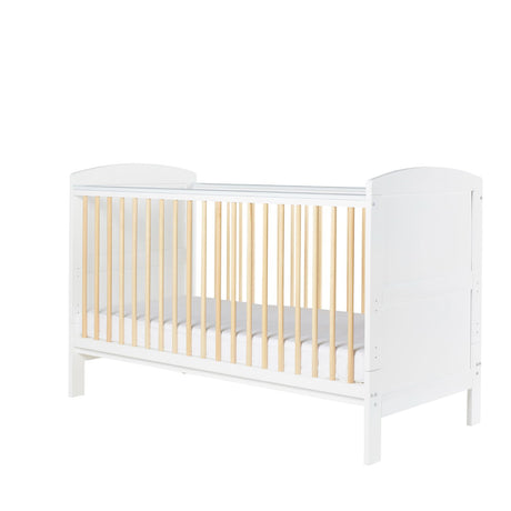 Ickle Bubba Coleby Scandi 2-in-1 Cot Bed with All Seasons Premium Pocket Sprung Mattress