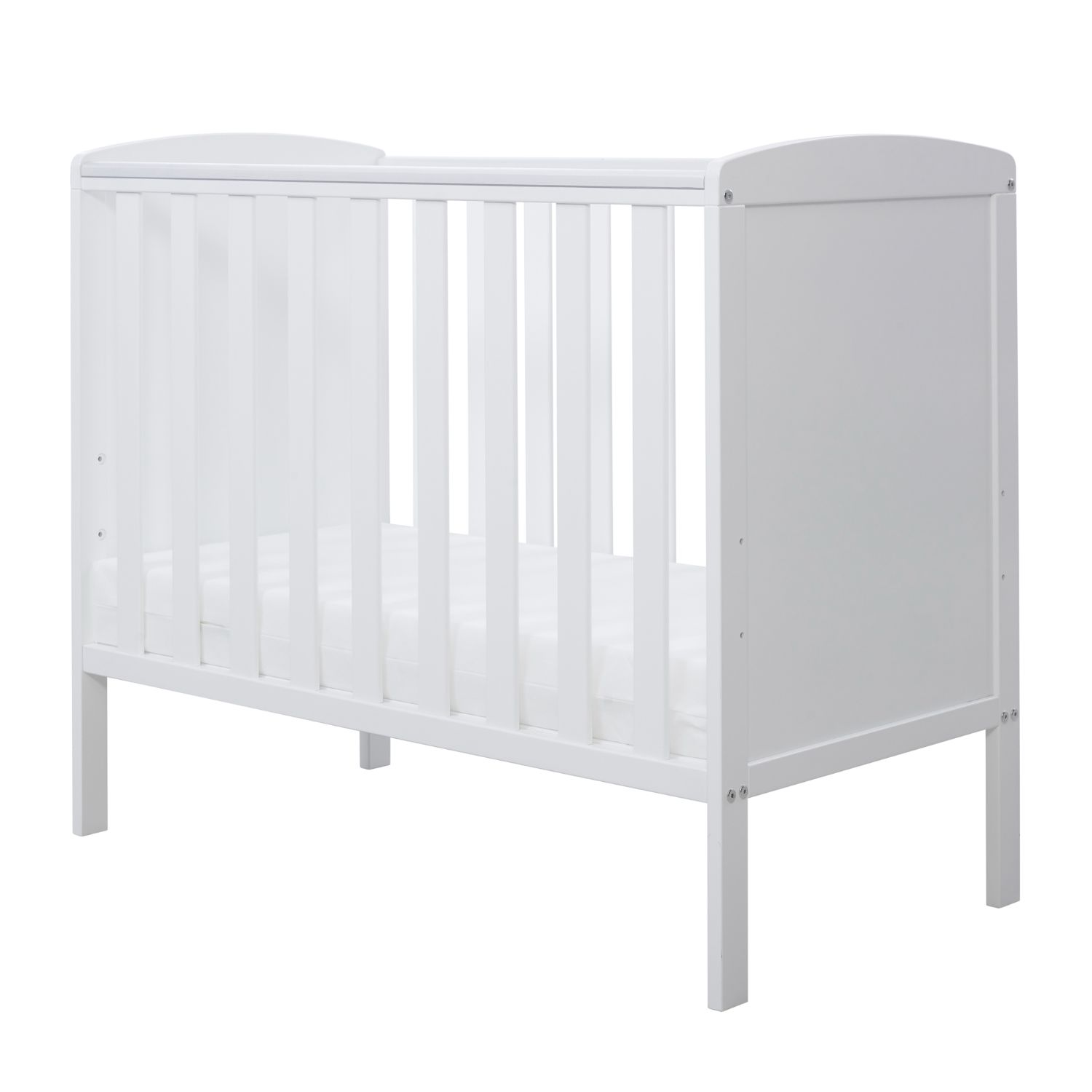 Ickle Bubba Coleby Space Saver Cot Bed in white colour