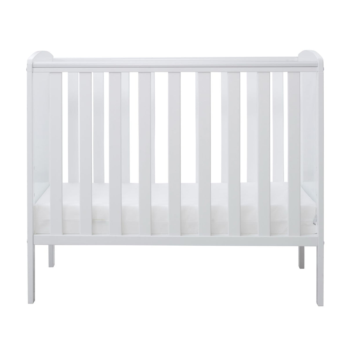 Lowest mattress height position in Ickle Bubba Coleby Space Saver Cot