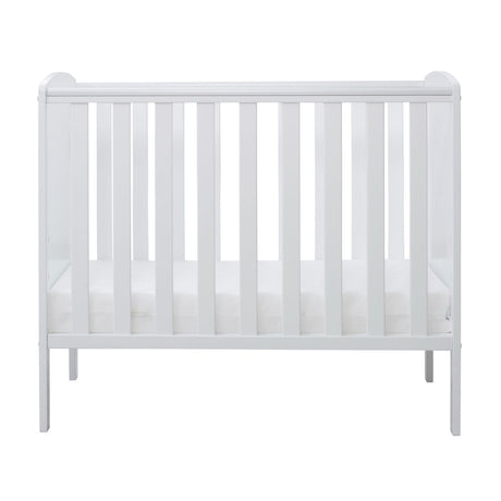 Lowest mattress height position in Ickle Bubba Coleby Space Saver Cot