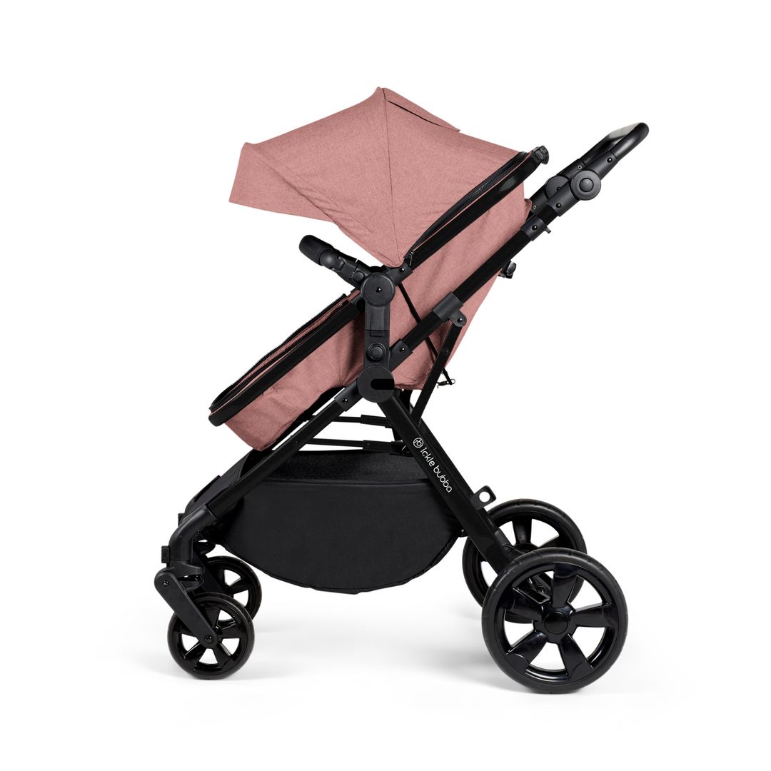 Ickle Bubba Comet 3-in-1 Travel System with Astral Car Seat in Dusky Pink color