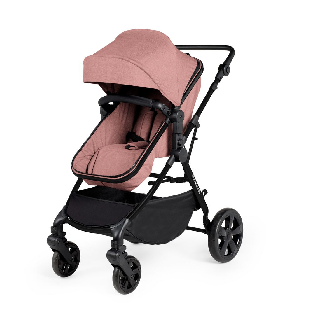 Ickle Bubba Comet All-in-1 Travel System with Stratus Car Seat & ISOFIX Base in Dusky Pink colour