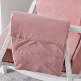 Side pocket in Ickle Bubba Dursley Rocking Chair and Stool Set in Blush Pink colour