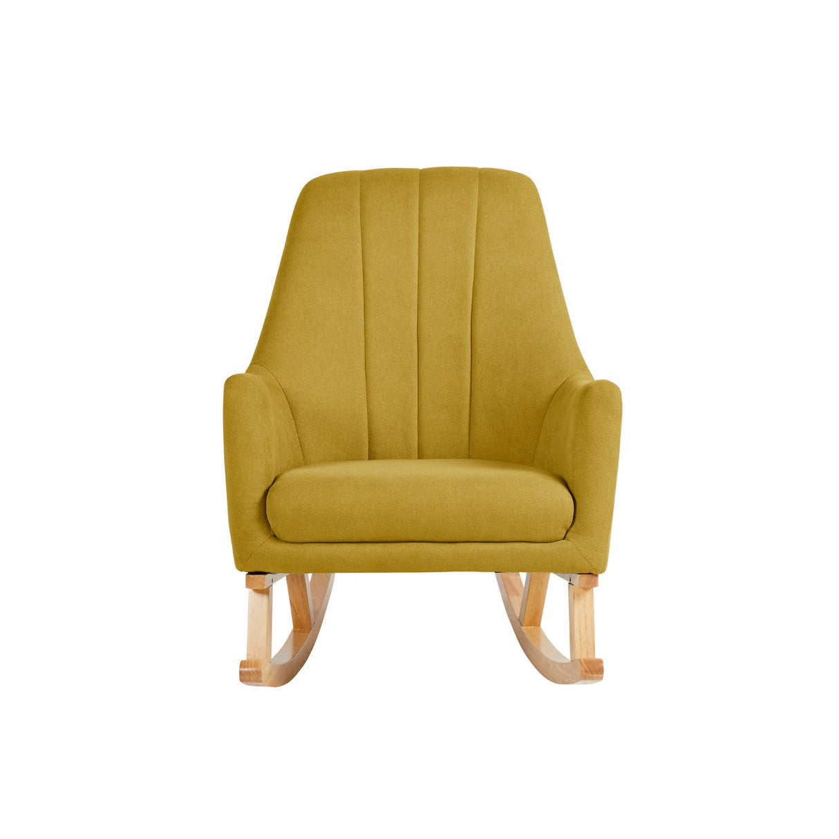 Front view of Ickle Bubba Eden Deluxe Nursery Chair in Ochre colour