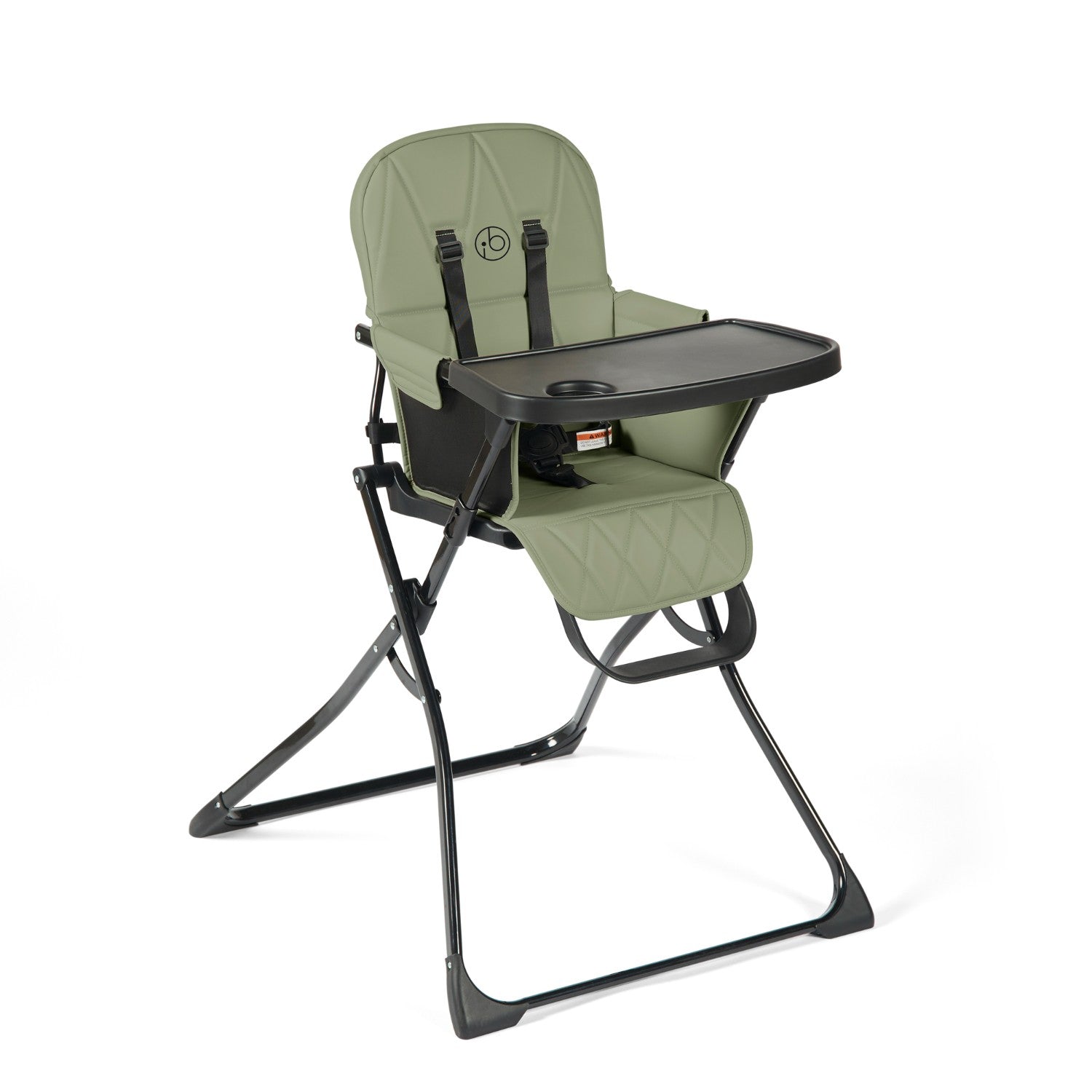 Ickle Bubba Flip Magic Fold Highchair in Sage Green colour