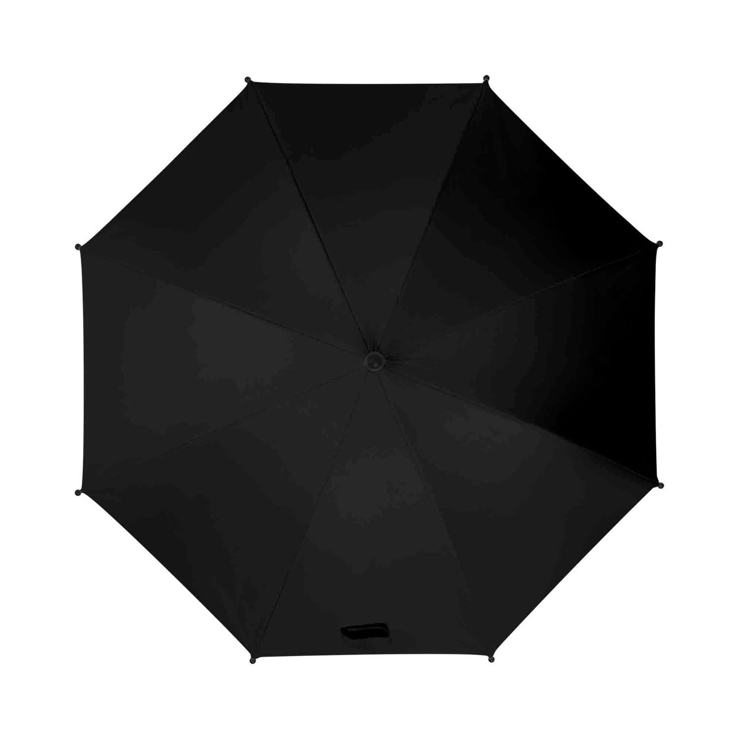 Opened Ickle Bubba Parasol Universal Travel Accessory in Black colour
