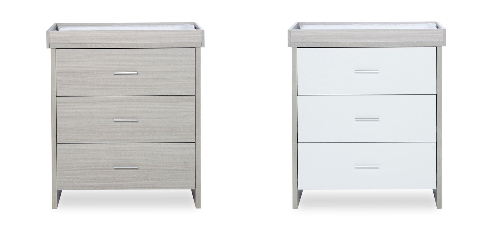 colours available in Ickle Bubba Pembrey Nursery Changing Unit and Chest of Drawers