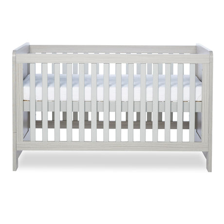 Highest mattress height position in Ickle Bubba Pembrey 2-in-1 Cot Bed in Ash Grey colour