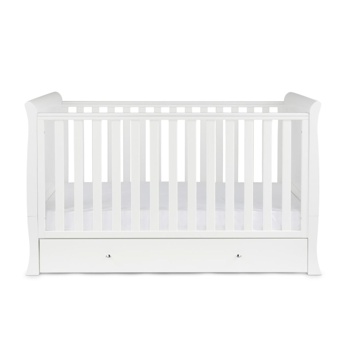 Ickle Bubba Snowdon Classic Sleigh 2-in-1 Cot Bed (0-4yrs)