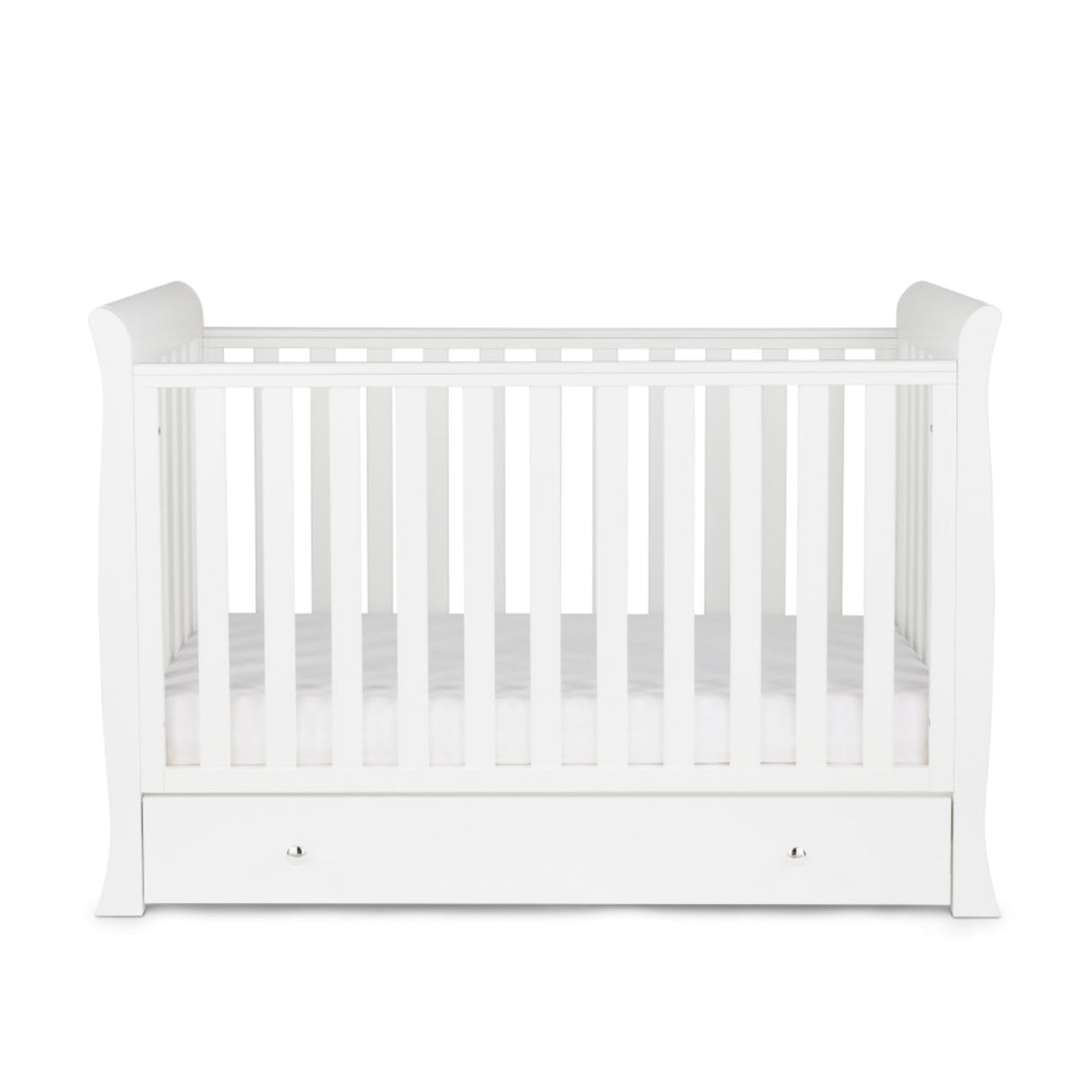 Ickle Bubba Snowdon Mini Sleigh 4-in-1 Cot Bed (0-4yrs)