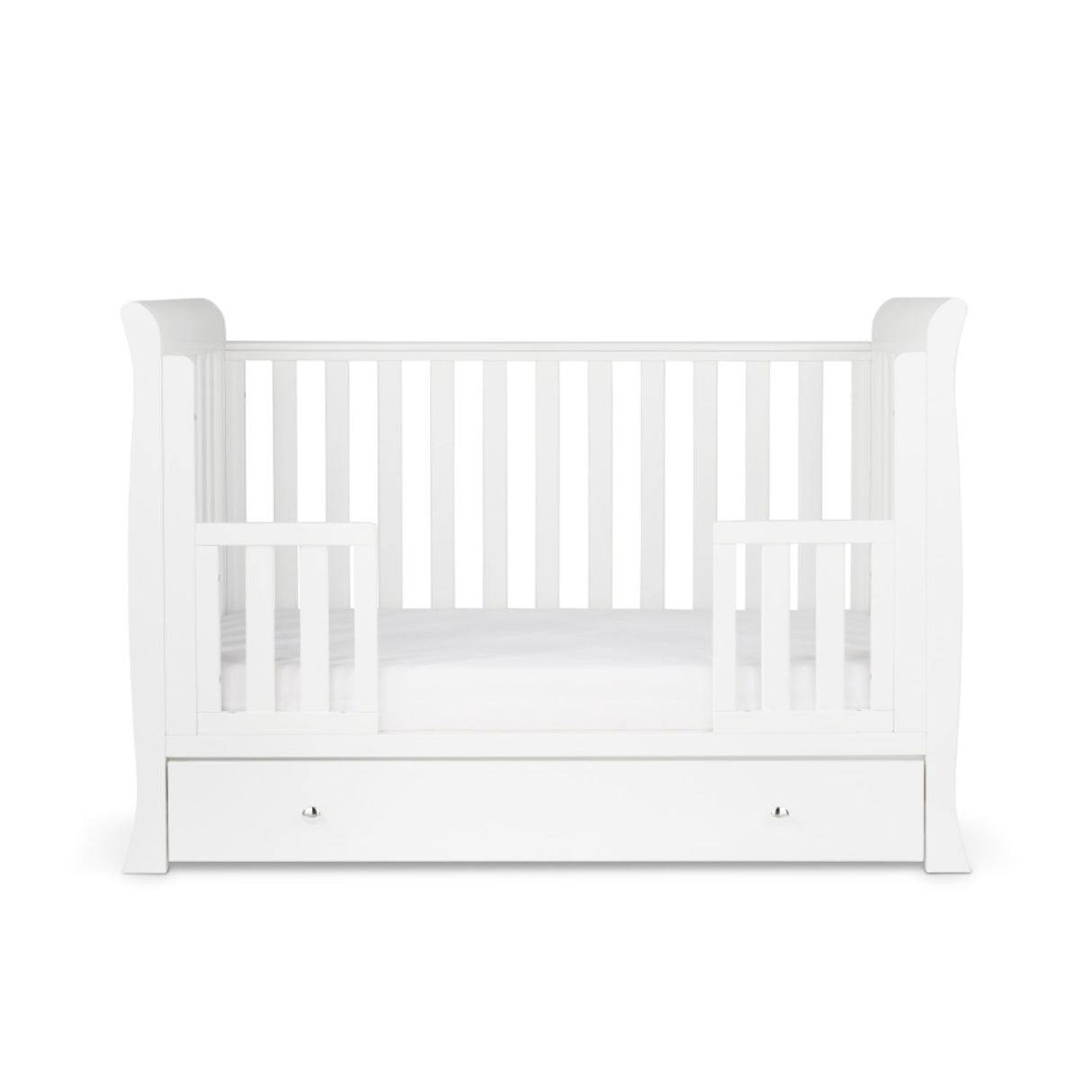 Ickle Bubba Snowdon Mini Sleigh 4-in-1 Cot Bed (0-4yrs)