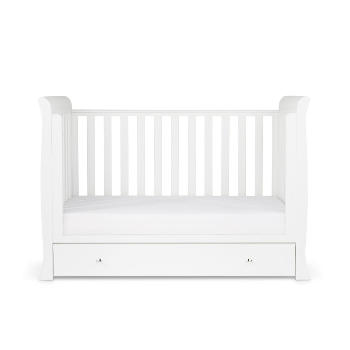 Ickle Bubba Snowdon Mini Sleigh 4-in-1 Cot Bed (0-4yrs)