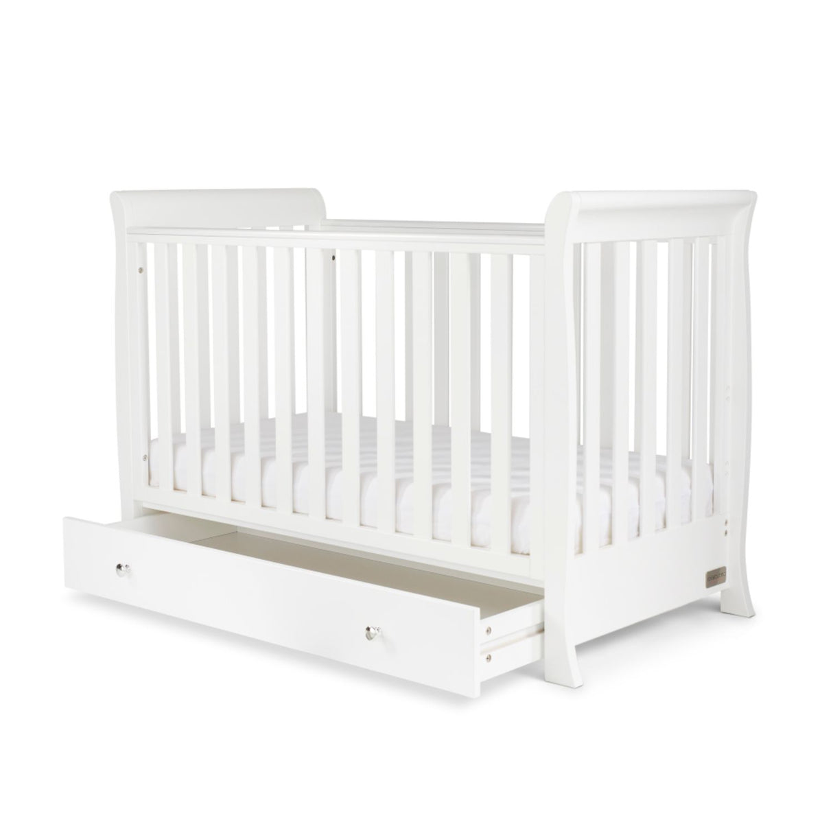 Ickle Bubba Snowdon Mini Sleigh 4-in-1 Cot Bed (0-4yrs)