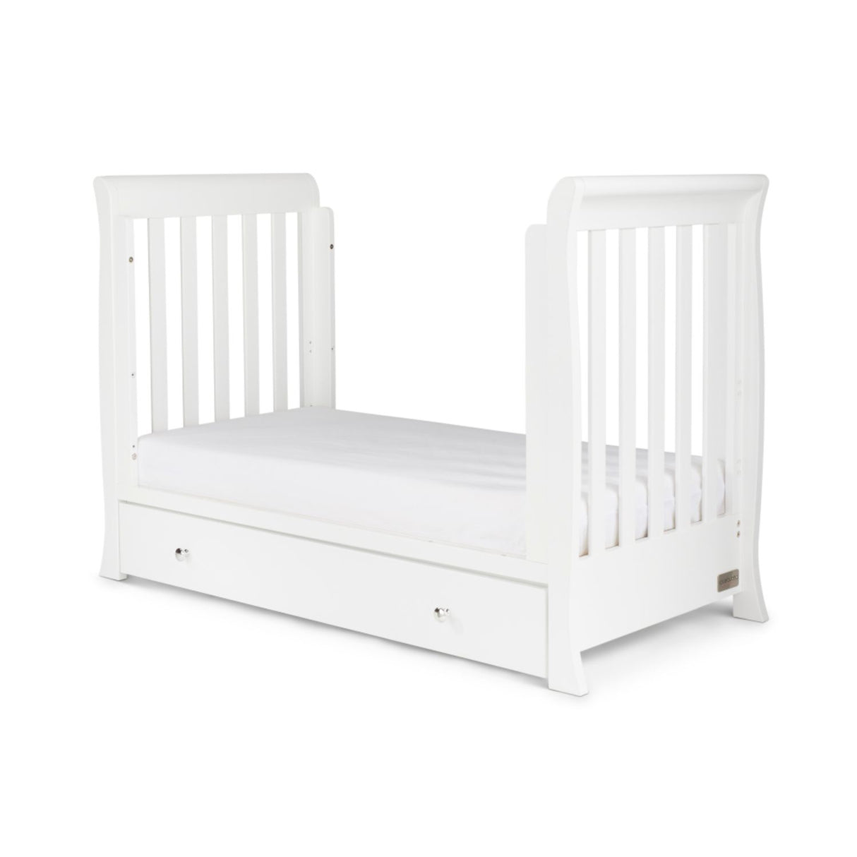 Ickle Bubba Snowdon Mini Sleigh 4-in-1 Cot Bed (0-4yrs)