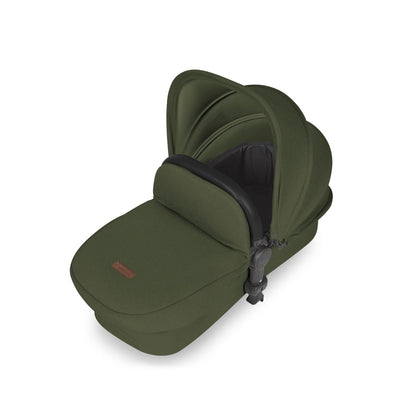 Carrycot in Ickle Bubba Stomp Luxe All-in-One Travel System in Woodland green colour