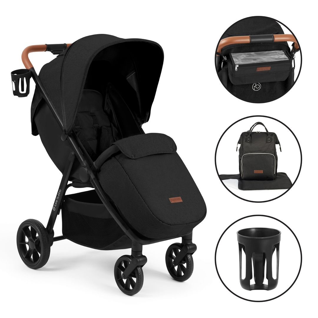 Ickle Bubba Stomp Stride PRIME - Birth to 22kg - Multi-Terrain Spacious Stroller