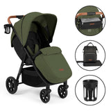 Ickle Bubba Stomp Stride PRIME - Birth to 22kg - Multi-Terrain Spacious Stroller