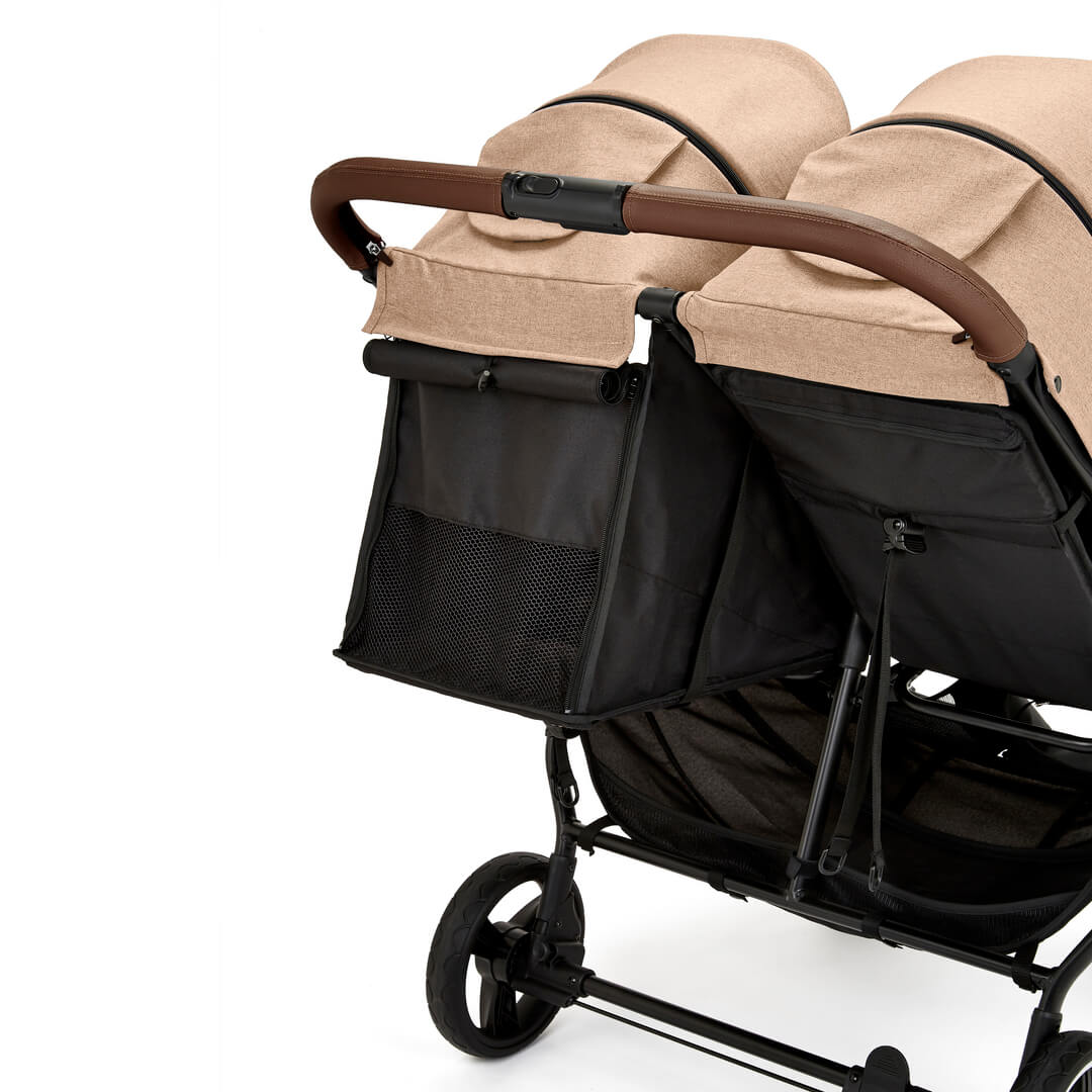 Ickle Bubba Venus MAX Double (Twin & Sibling) Stroller in Biscuit