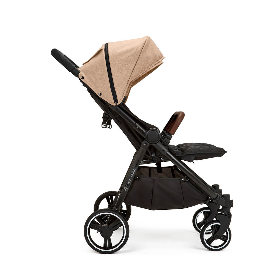 Ickle Bubba Venus Double (Twin & Sibling) Stroller in Biscuit