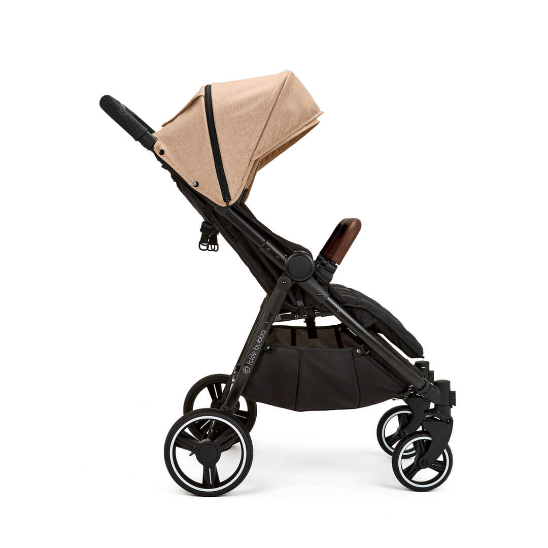 Ickle Bubba Venus Double (Twin & Sibling) Stroller in Biscuit