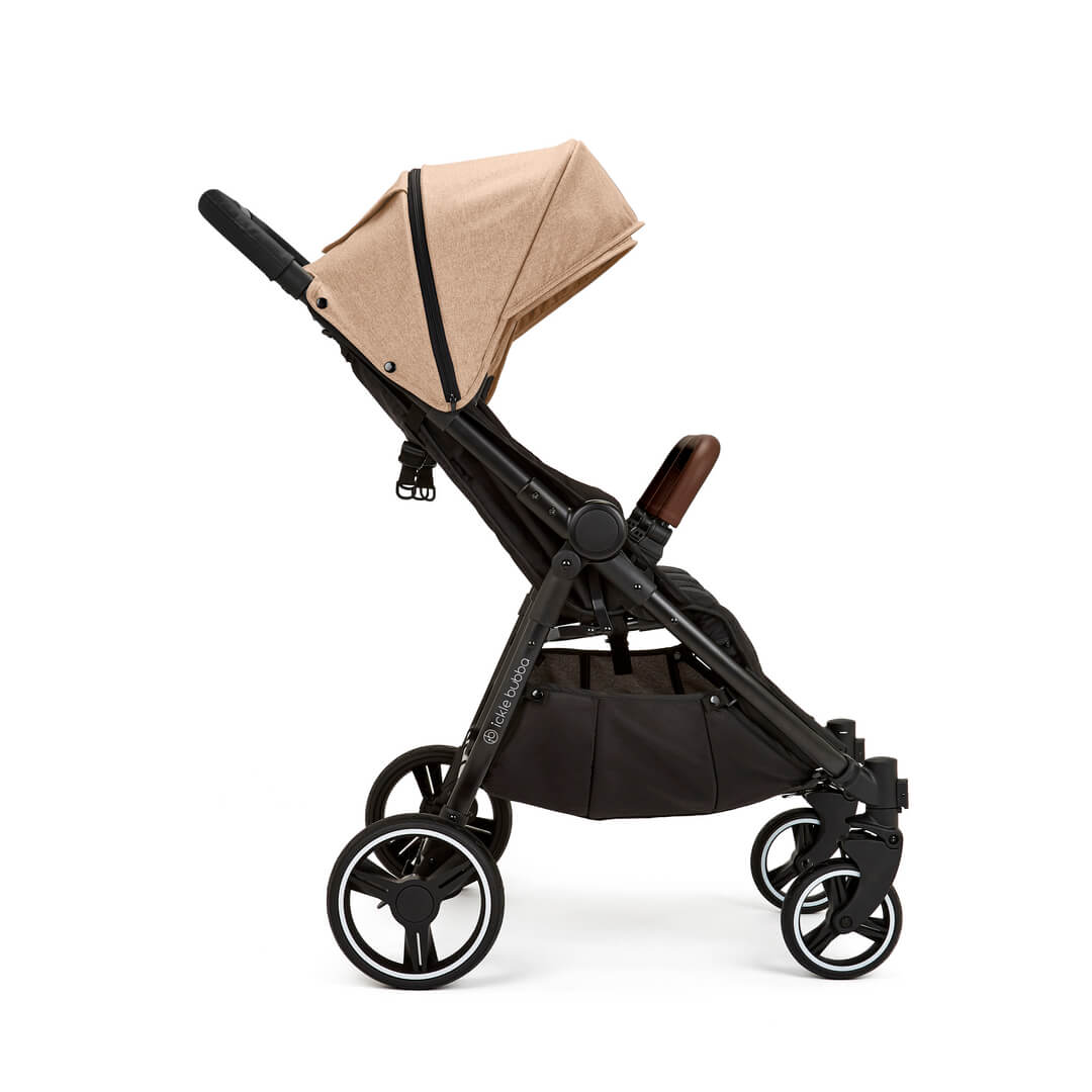 Ickle Bubba Venus Double (Twin & Sibling) Stroller in Biscuit