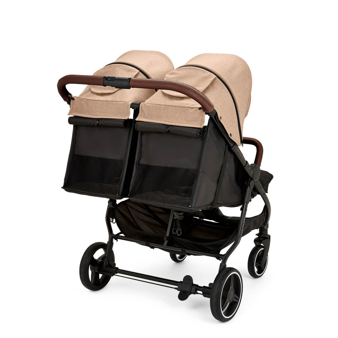 Ickle Bubba Venus Double (Twin & Sibling) Stroller in Biscuit