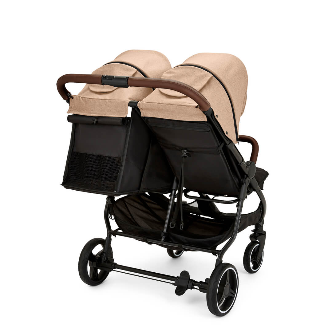 Ickle Bubba Venus Double (Twin & Sibling) Stroller in Biscuit