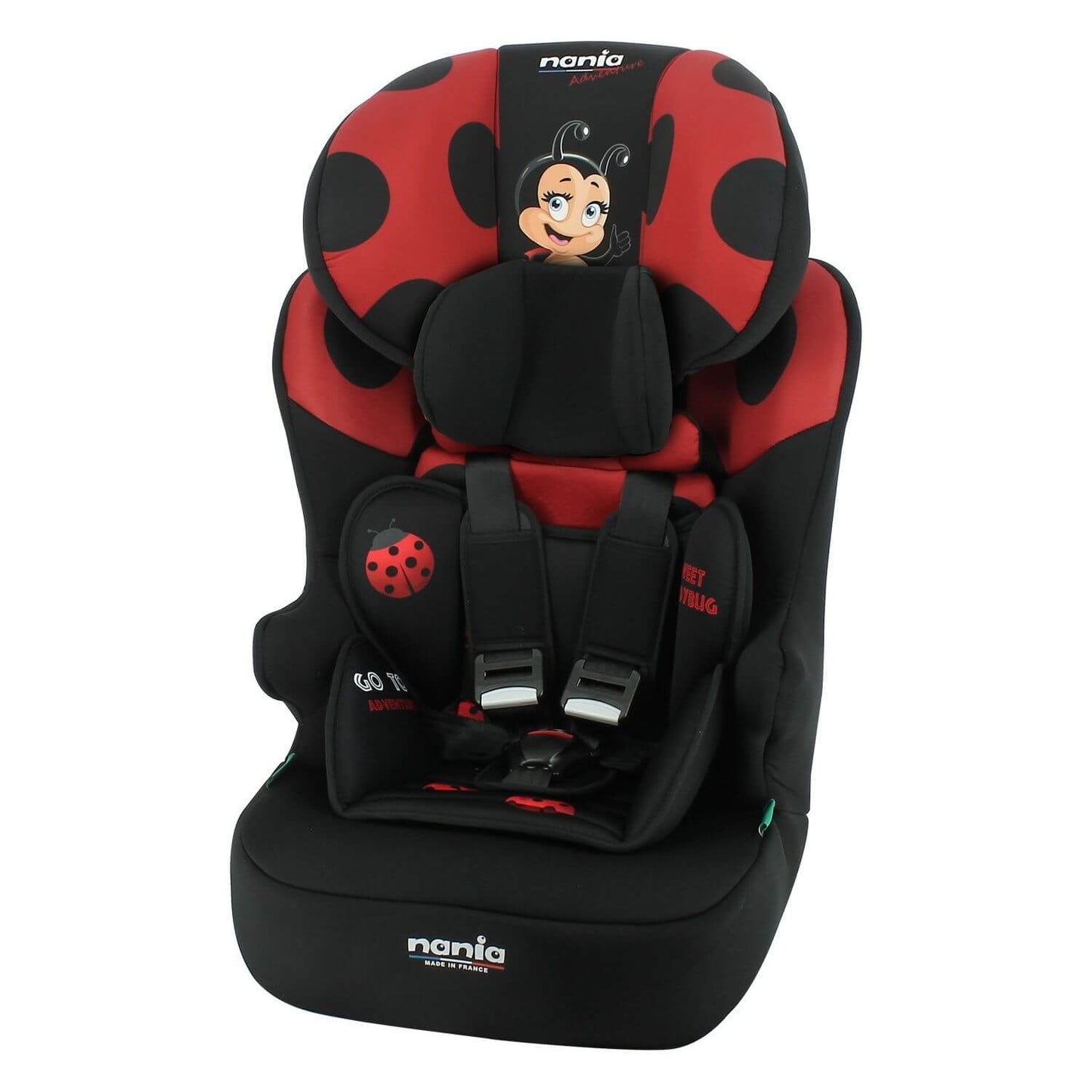 Nania Ladybird Race I-fix High Back Booster Car Seat (76-140cm)