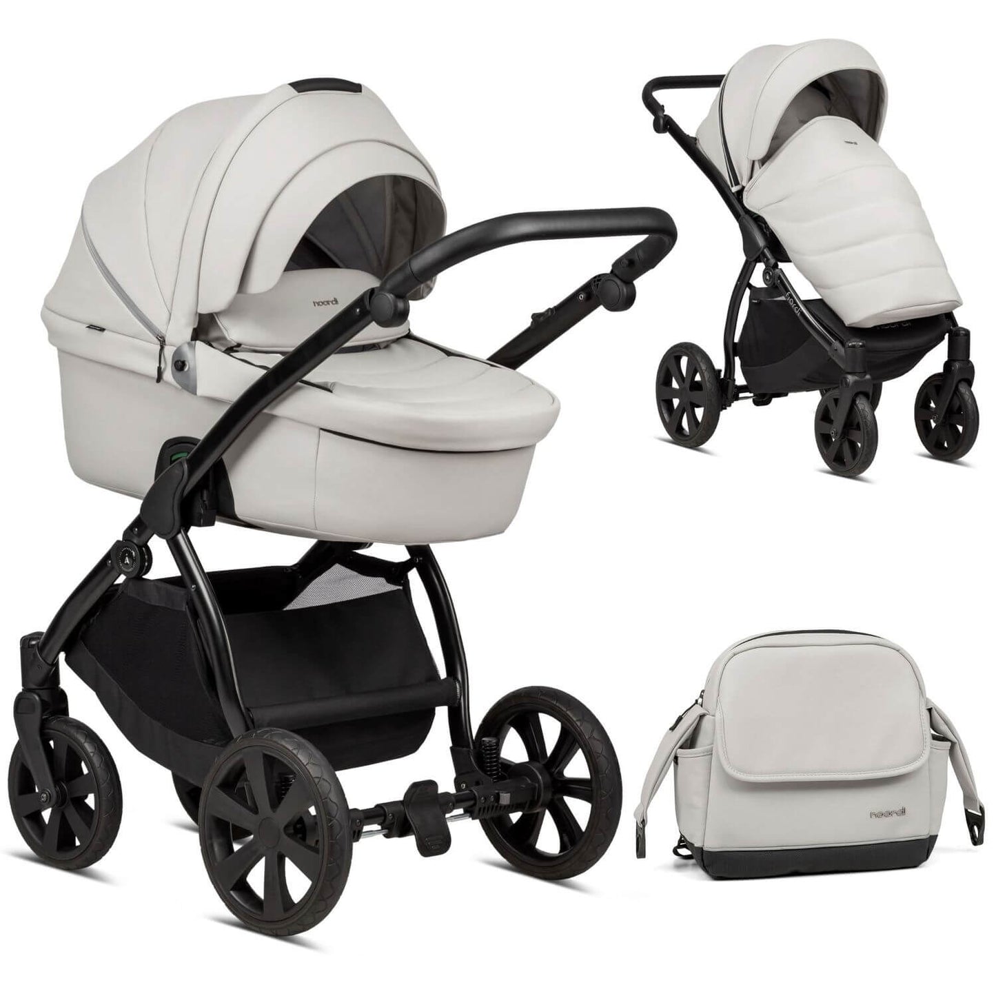 Noordi Fjordi eco-Leather 2-in-1 Pram & Pushchair