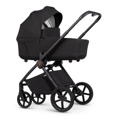Venicci Claro 3-in-1 Travel System with carrycot in Noir black colour
