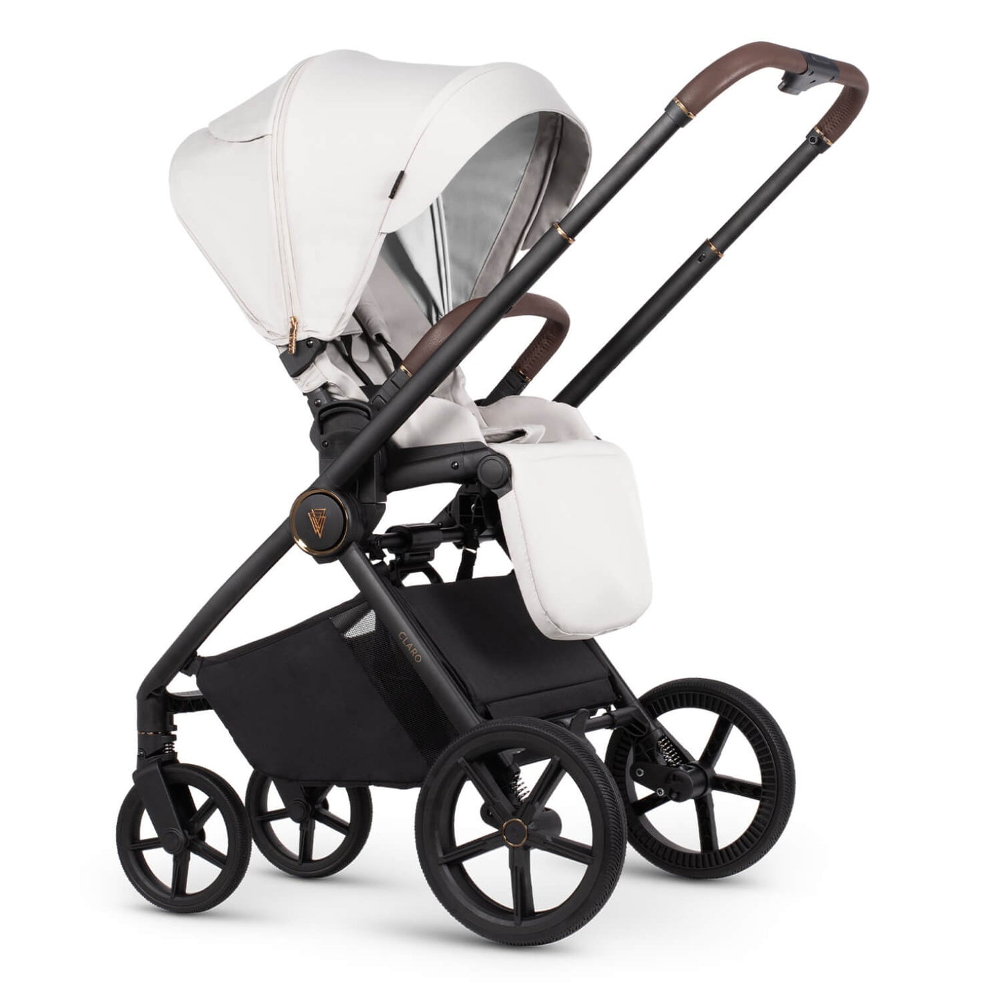 Venicci Claro 3-in-1 Travel System seat unit in Vanilla white colour