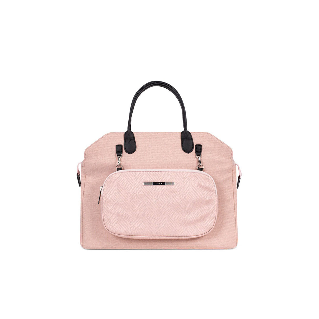 Venicci Upline Changing Bag in coordinating Misty Rose colour