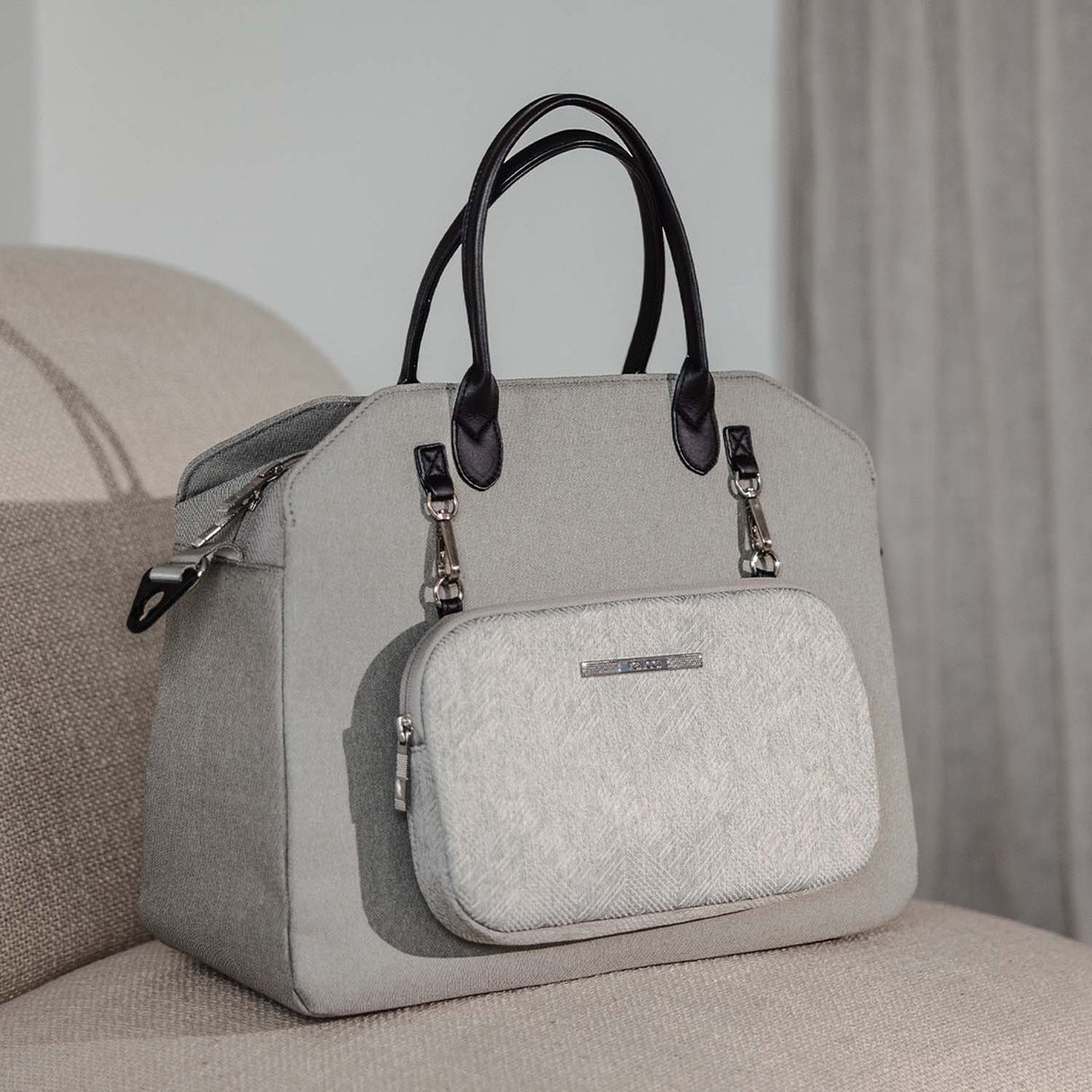 Venicci Upline Changing Bag in coordinating Moonstone colour